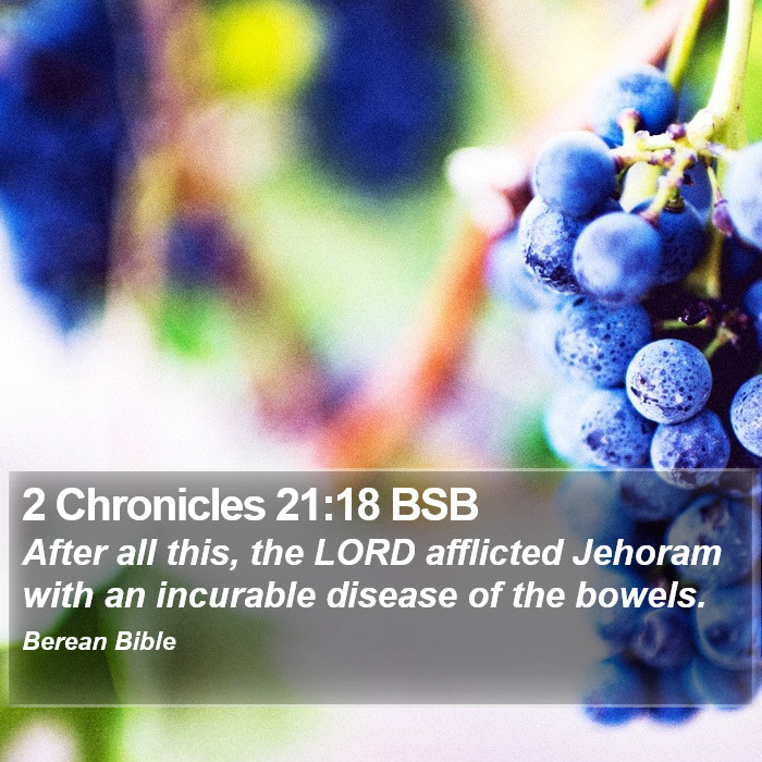 2 Chronicles 21:18 BSB Bible Study