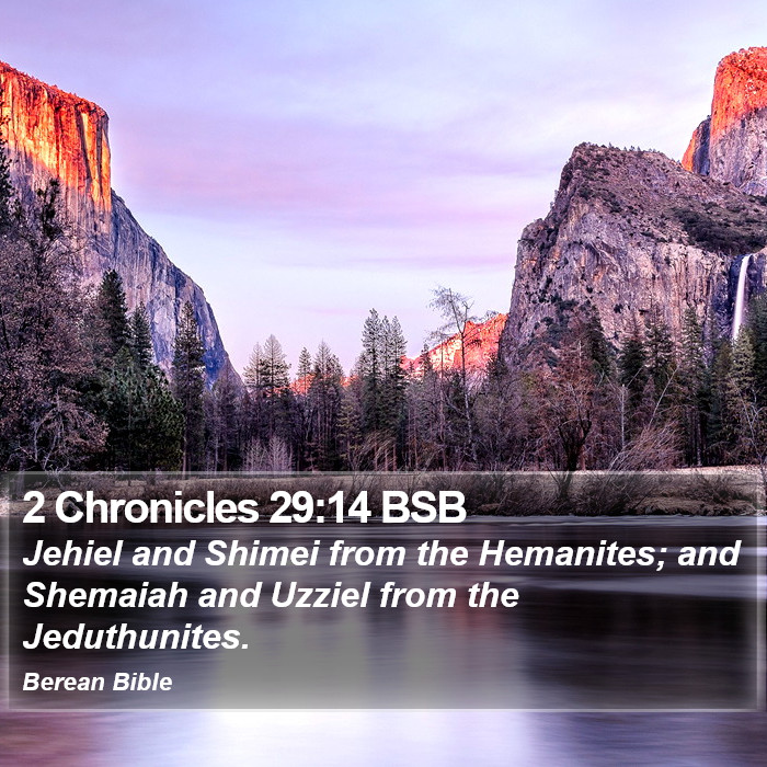 2 Chronicles 29:14 BSB Bible Study