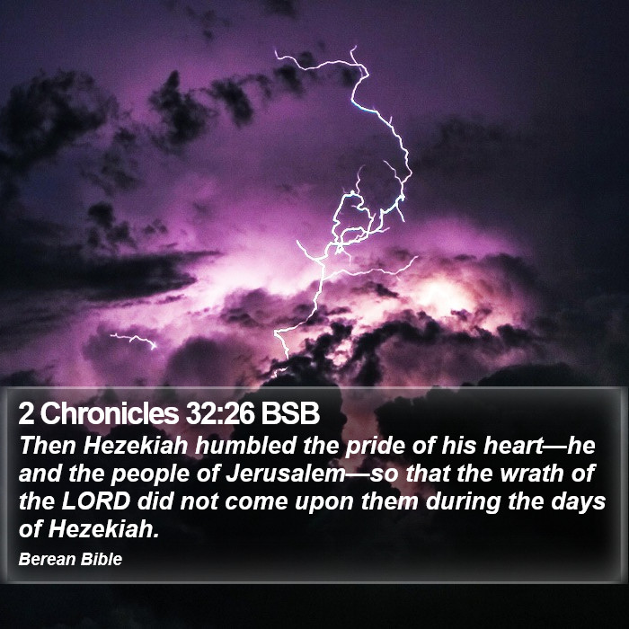 2 Chronicles 32:26 BSB Bible Study