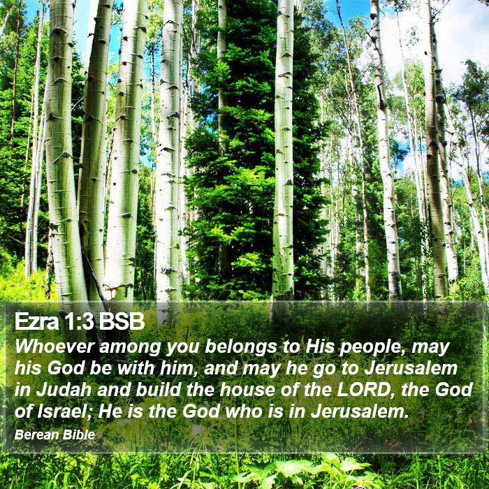 Ezra 1:3 BSB Bible Study