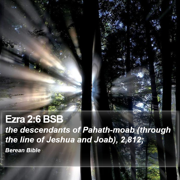 Ezra 2:6 BSB Bible Study