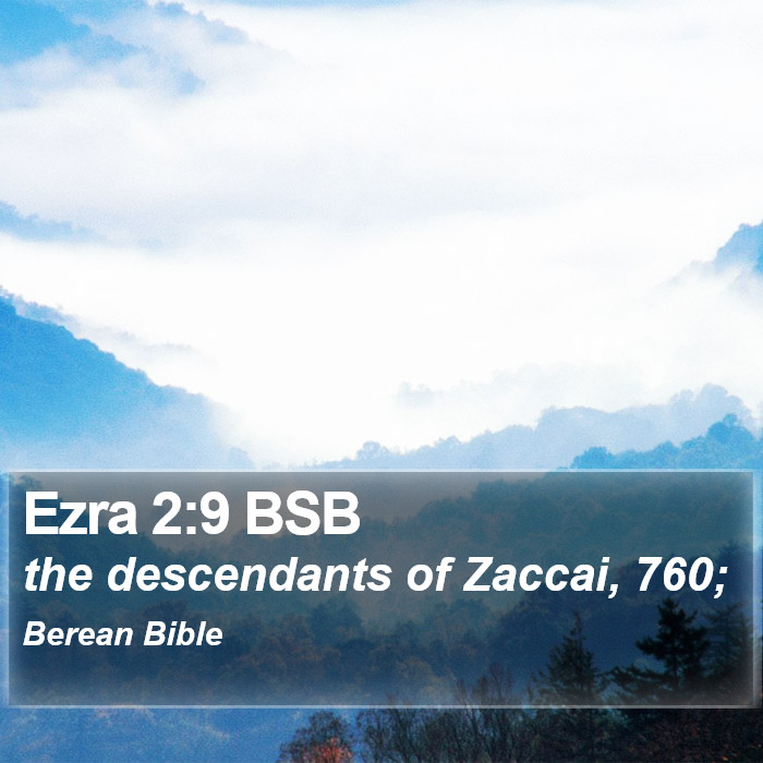 Ezra 2:9 BSB Bible Study