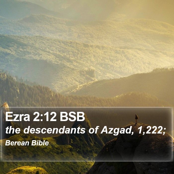 Ezra 2:12 BSB Bible Study