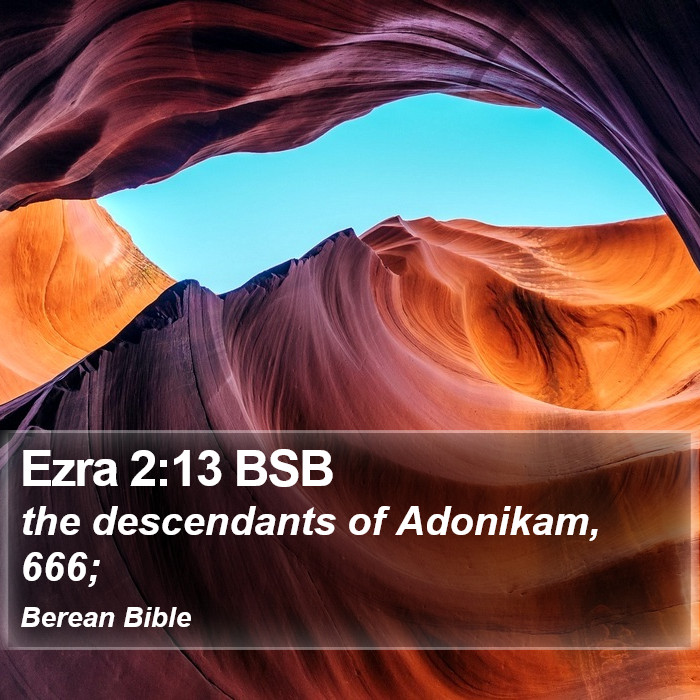 Ezra 2:13 BSB Bible Study