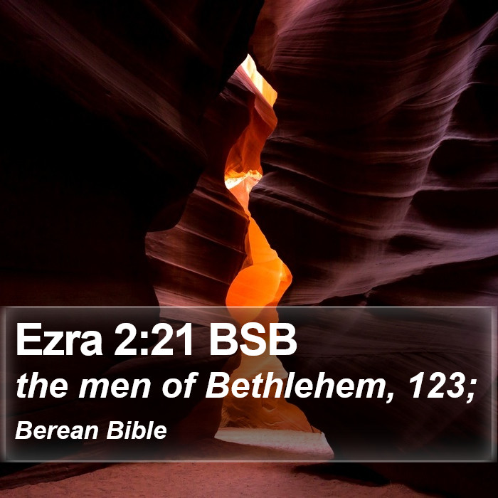 Ezra 2:21 BSB Bible Study