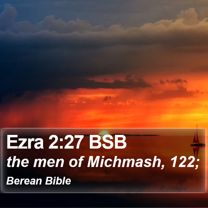 Ezra 2:27 BSB Bible Study