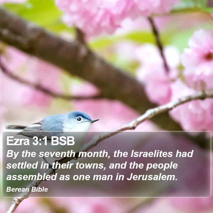 Ezra 3:1 BSB Bible Study