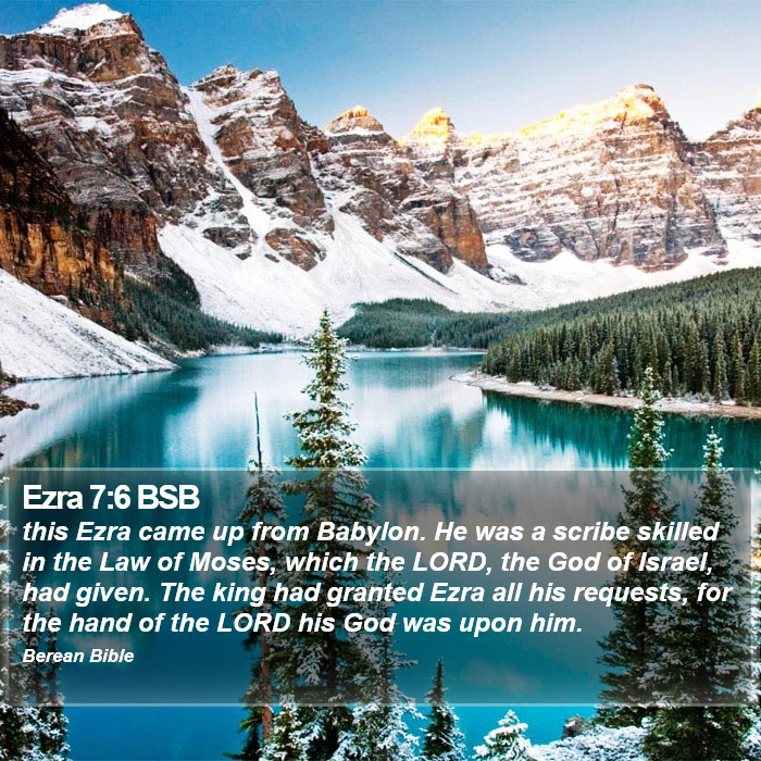 Ezra 7:6 BSB Bible Study