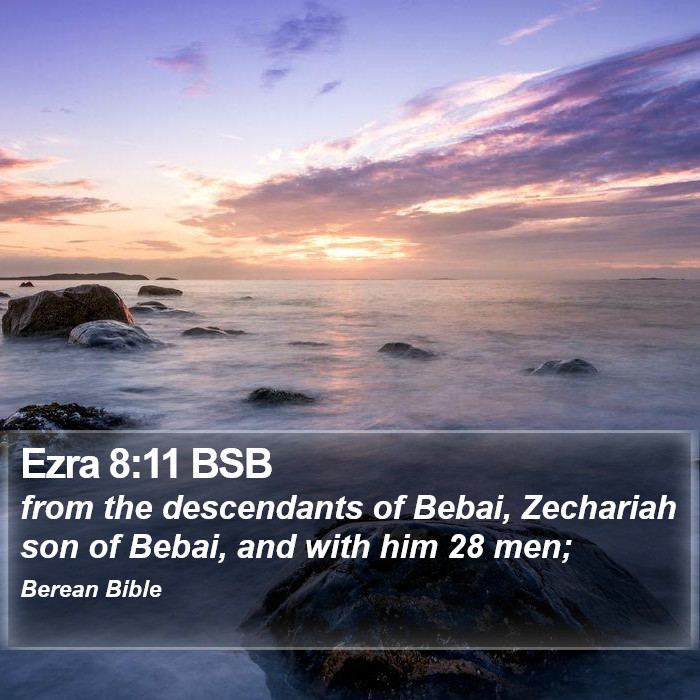 Ezra 8:11 BSB Bible Study