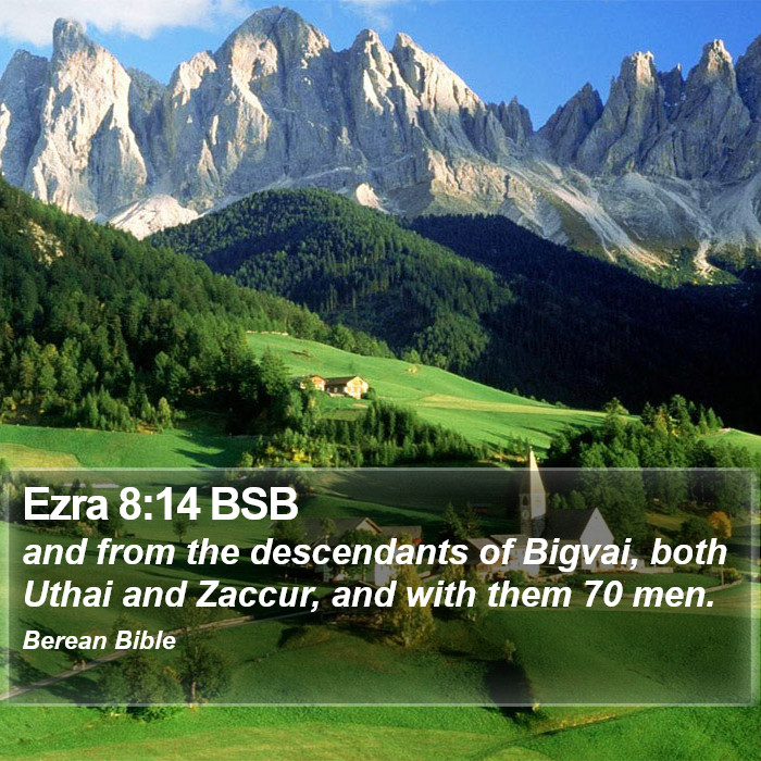 Ezra 8:14 BSB Bible Study