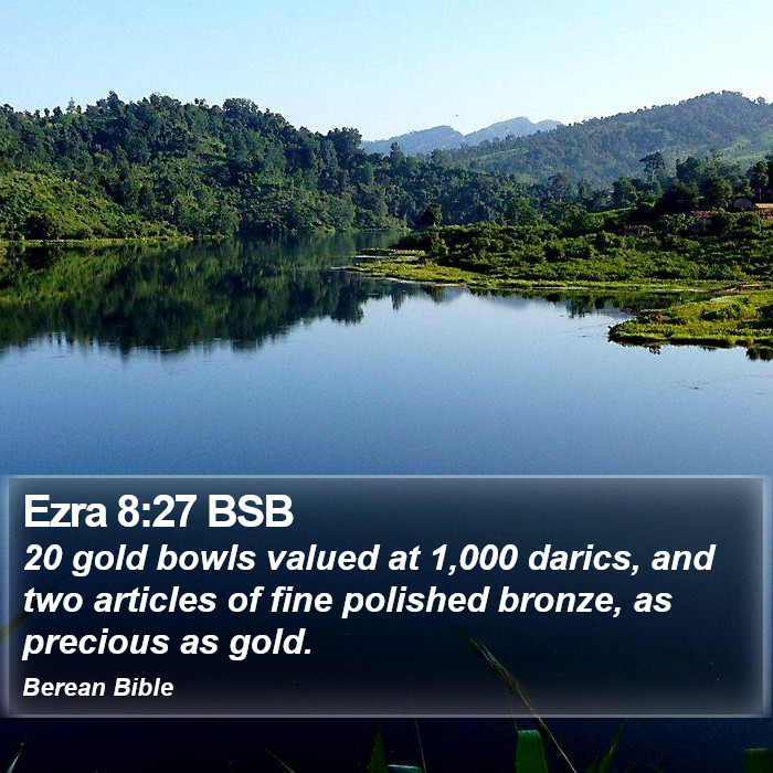 Ezra 8:27 BSB Bible Study