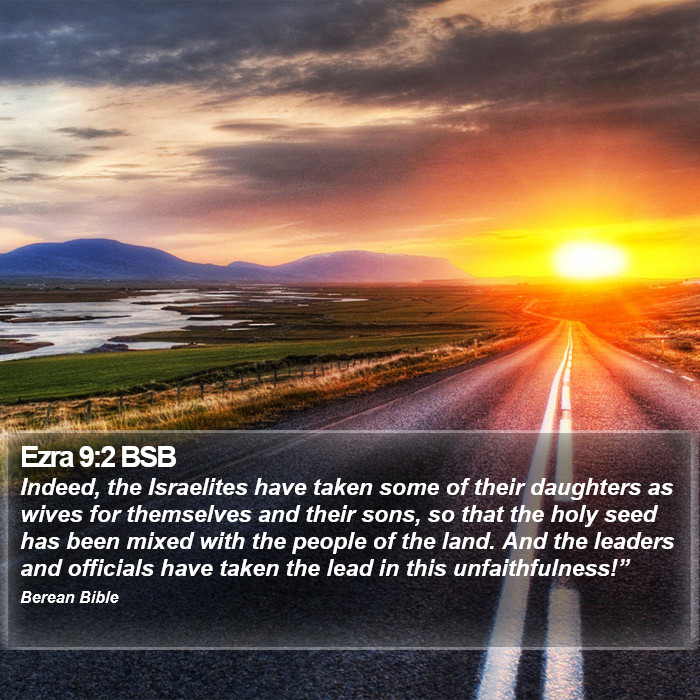 Ezra 9:2 BSB Bible Study