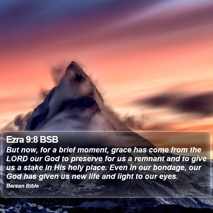 Ezra 9:8 BSB Bible Study