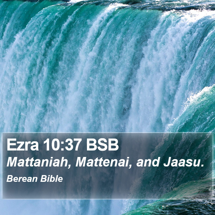 Ezra 10:37 BSB Bible Study