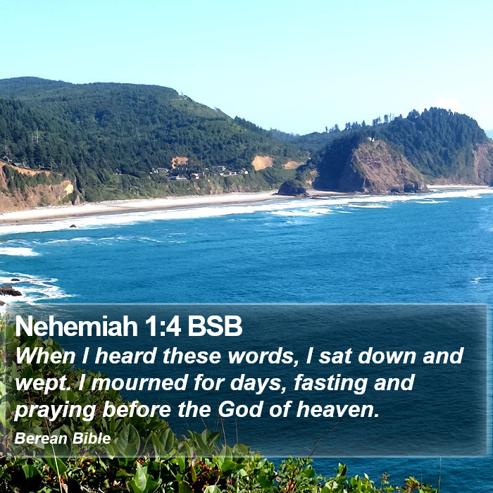 Nehemiah 1:4 BSB Bible Study