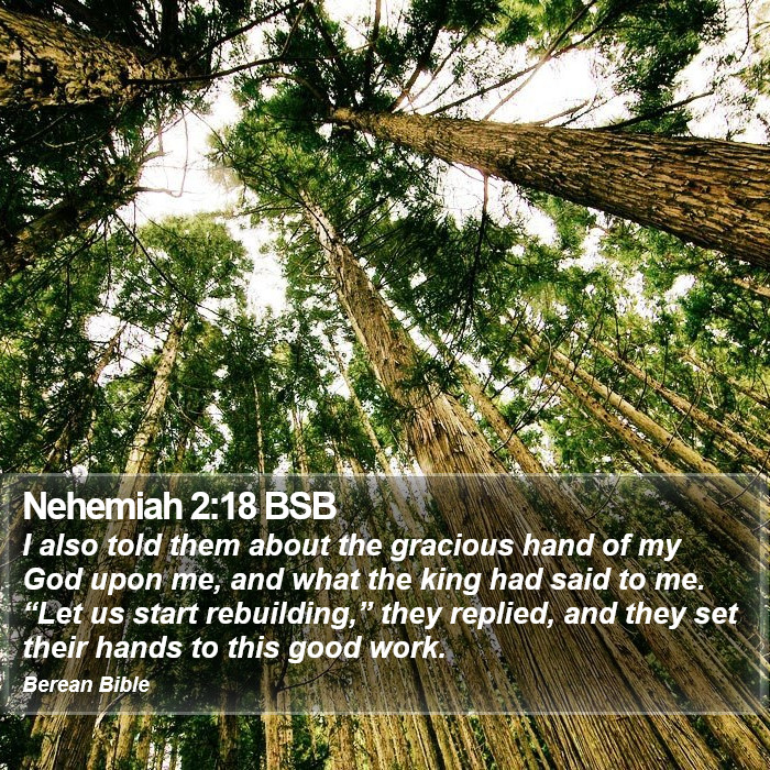 Nehemiah 2:18 BSB Bible Study