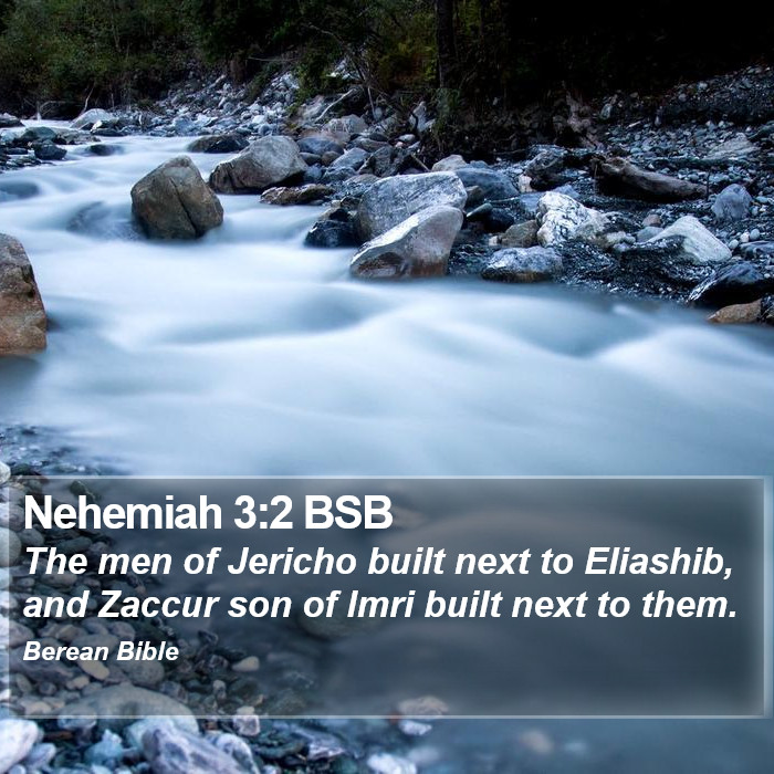 Nehemiah 3:2 BSB Bible Study