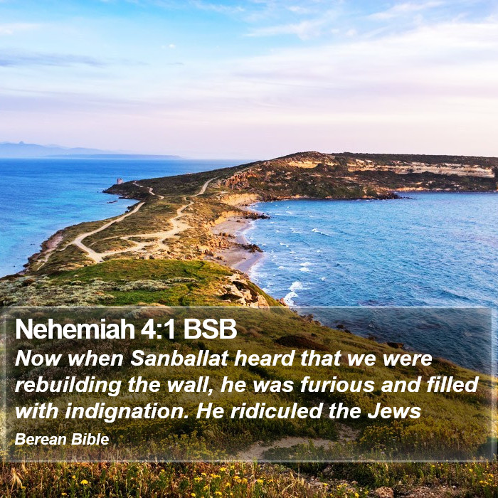 Nehemiah 4:1 BSB Bible Study