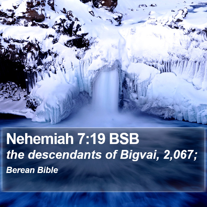 Nehemiah 7:19 BSB Bible Study