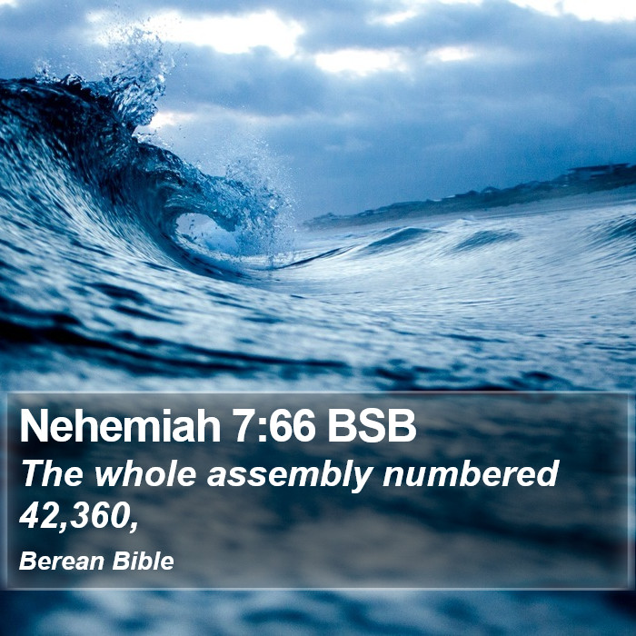 Nehemiah 7:66 BSB Bible Study