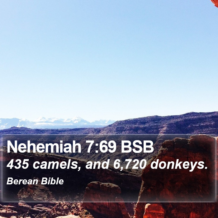 Nehemiah 7:69 BSB Bible Study