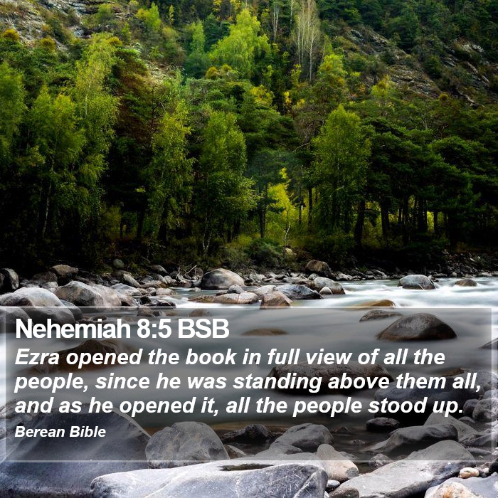 Nehemiah 8:5 BSB Bible Study