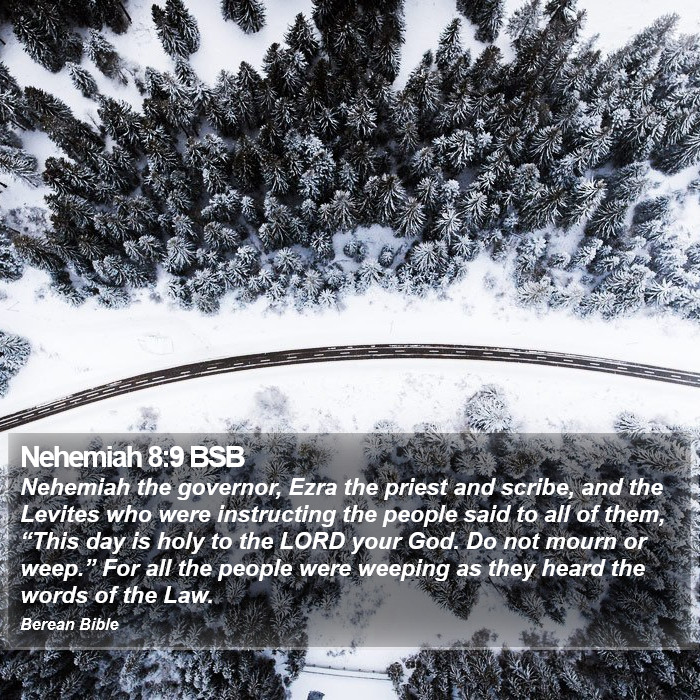 Nehemiah 8:9 BSB Bible Study