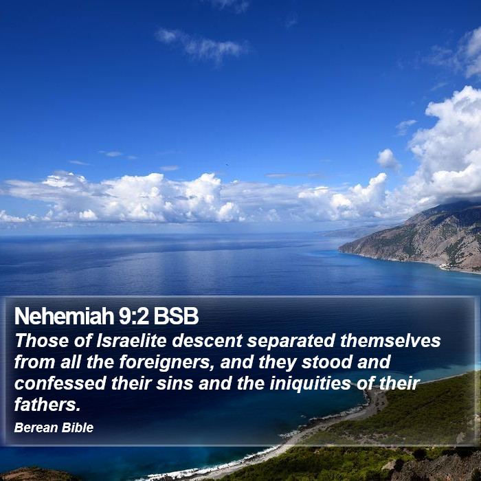 Nehemiah 9:2 BSB Bible Study