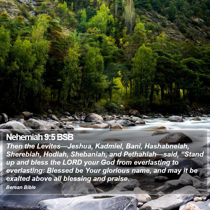 Nehemiah 9:5 BSB Bible Study