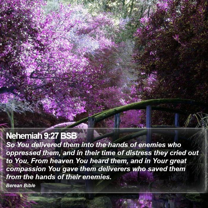 Nehemiah 9:27 BSB Bible Study