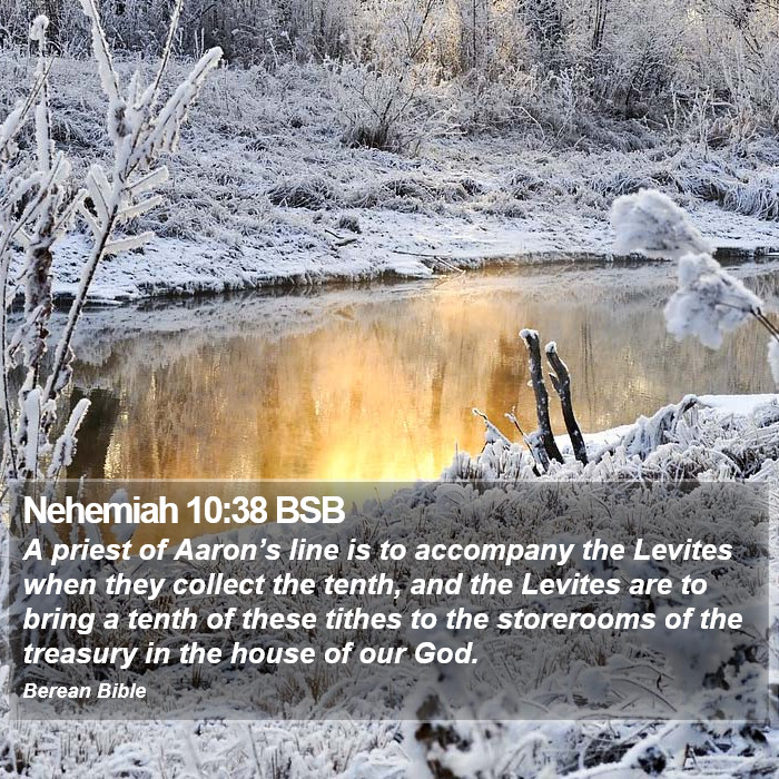 Nehemiah 10:38 BSB Bible Study