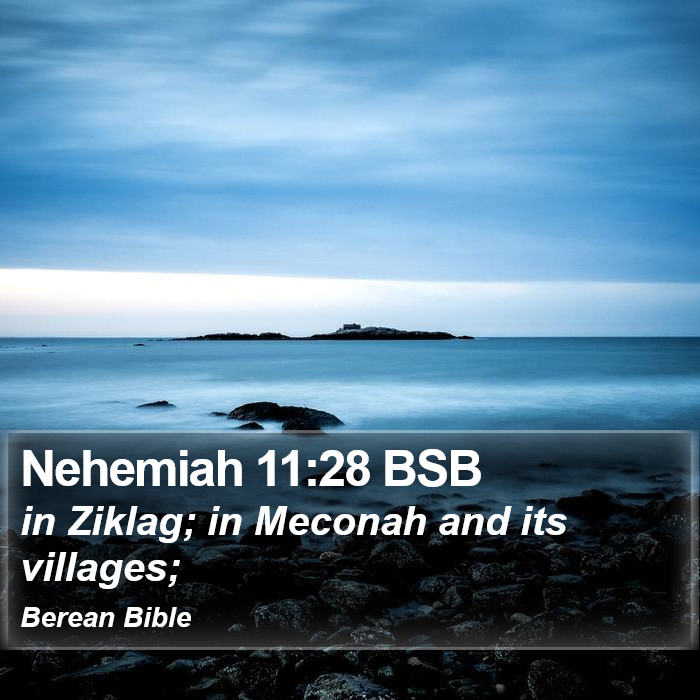 Nehemiah 11:28 BSB Bible Study