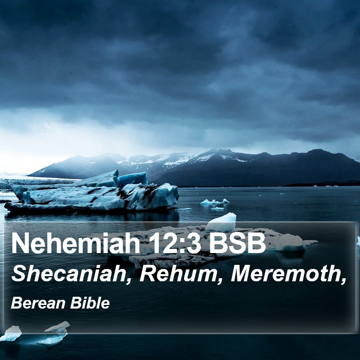 Nehemiah 12:3 BSB Bible Study