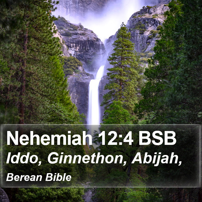 Nehemiah 12:4 BSB Bible Study