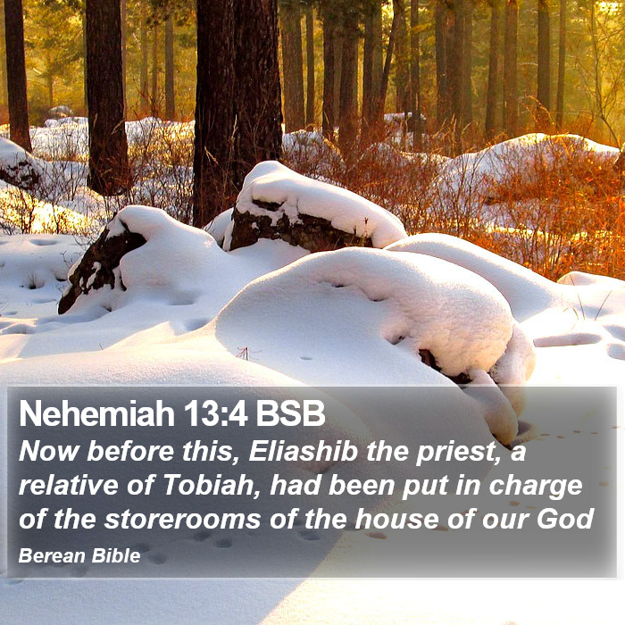 Nehemiah 13:4 BSB Bible Study