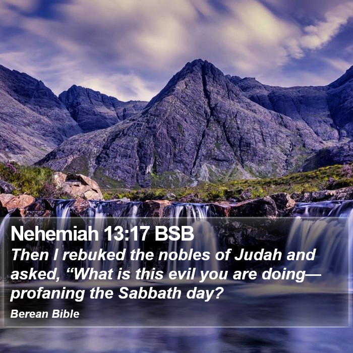 Nehemiah 13:17 BSB Bible Study