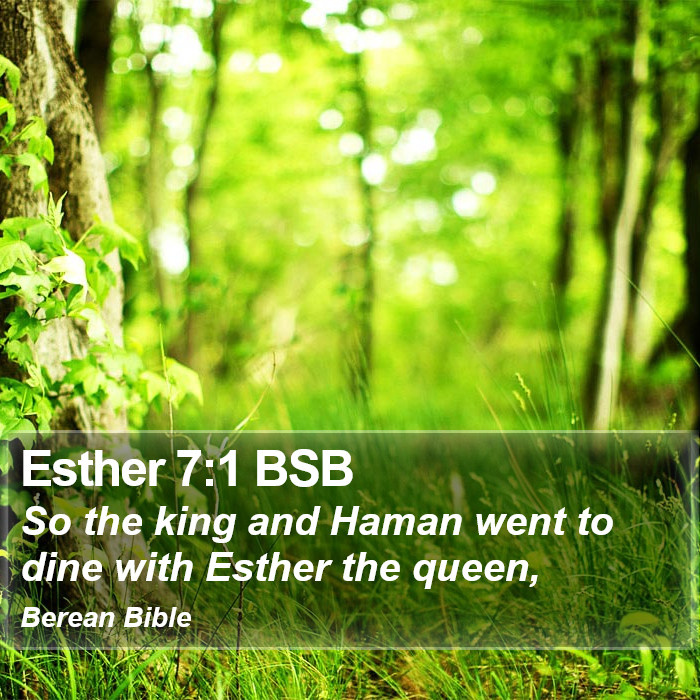 Esther 7:1 BSB Bible Study