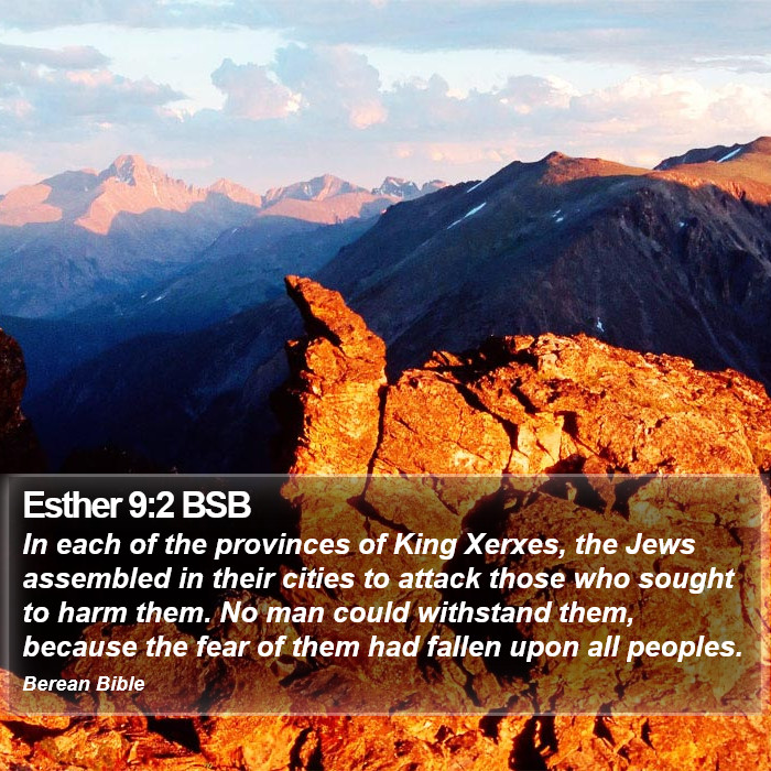 Esther 9:2 BSB Bible Study