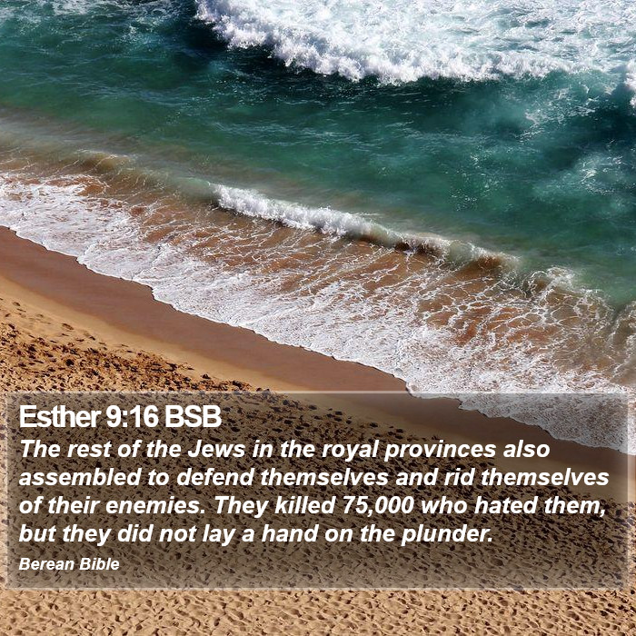 Esther 9:16 BSB Bible Study