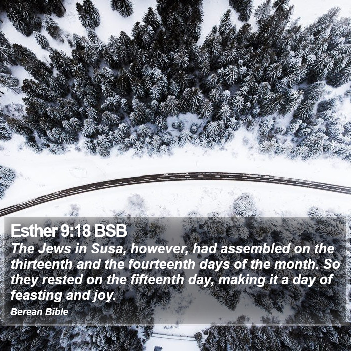 Esther 9:18 BSB Bible Study