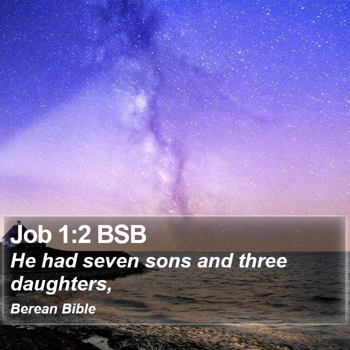 Job 1:2 BSB Bible Study