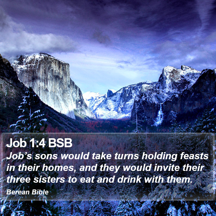 Job 1:4 BSB Bible Study