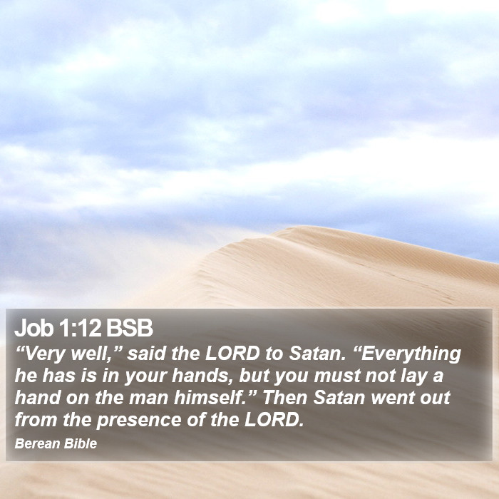 Job 1:12 BSB Bible Study