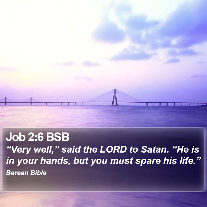 Job 2:6 BSB Bible Study