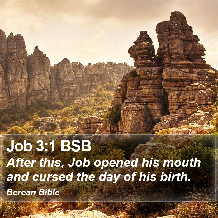 Job 3:1 BSB Bible Study