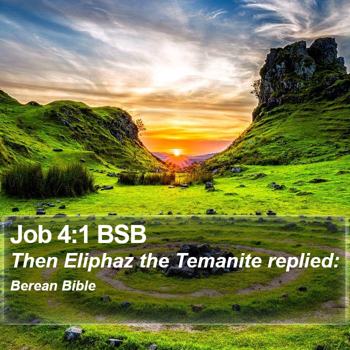 Job 4:1 BSB Bible Study