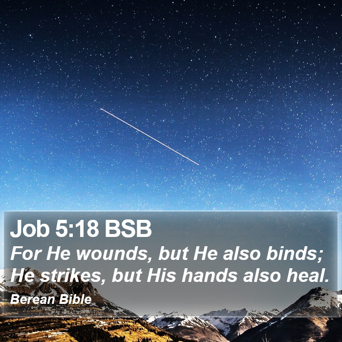 Job 5:18 BSB Bible Study