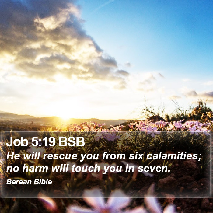 Job 5:19 BSB Bible Study