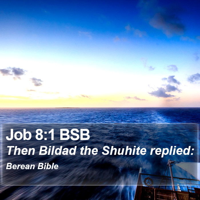 Job 8:1 BSB Bible Study