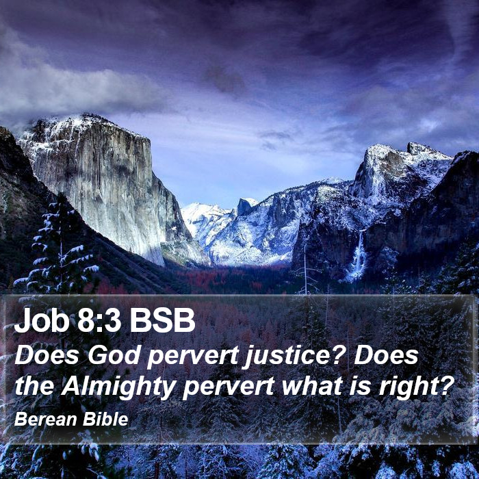 Job 8:3 BSB Bible Study